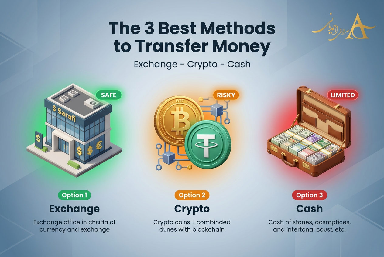 How to Send Money from Iran to Canada (2026 Secure Guide) 1 The 3 Best Methods to Transfer Money to Canada